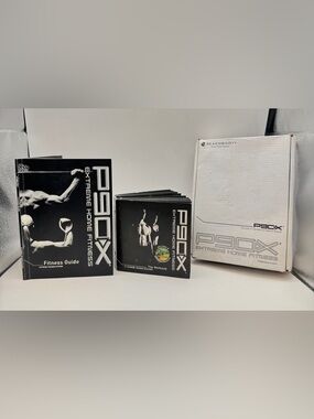 P90X DVD Workout Extreme Home Fitness Complete 12 Disc Set W/Fitness Guide Box